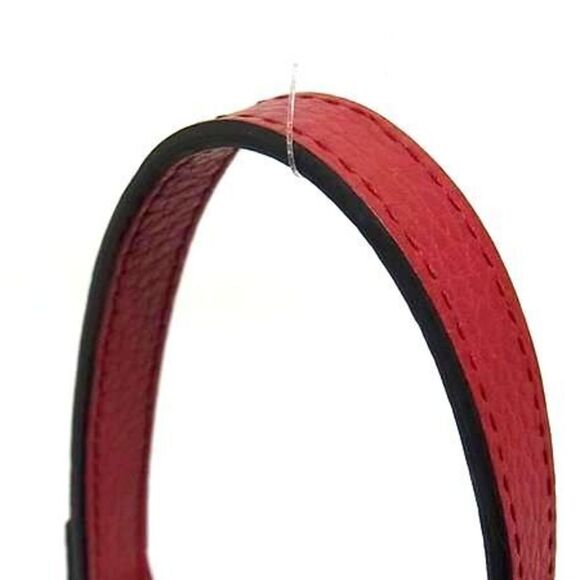 GUCCI Authentic Red Leather Shoulder Bag - Picture 3 of 6